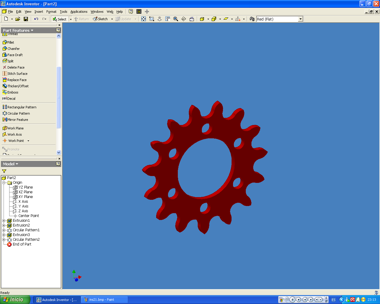 How to Draw a Sprocket in Autodesk Inventor 7 11 Steps Instructables