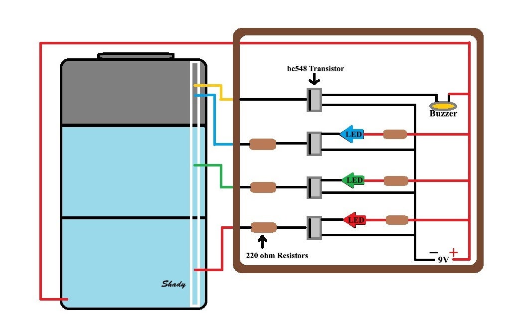 Symple Water Level Indicator With Alarm Instructables
