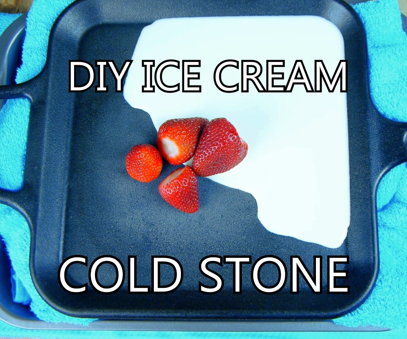 DIY Ice Cream Cold Plate W/ Frying Pan 3 Steps (with Pictures