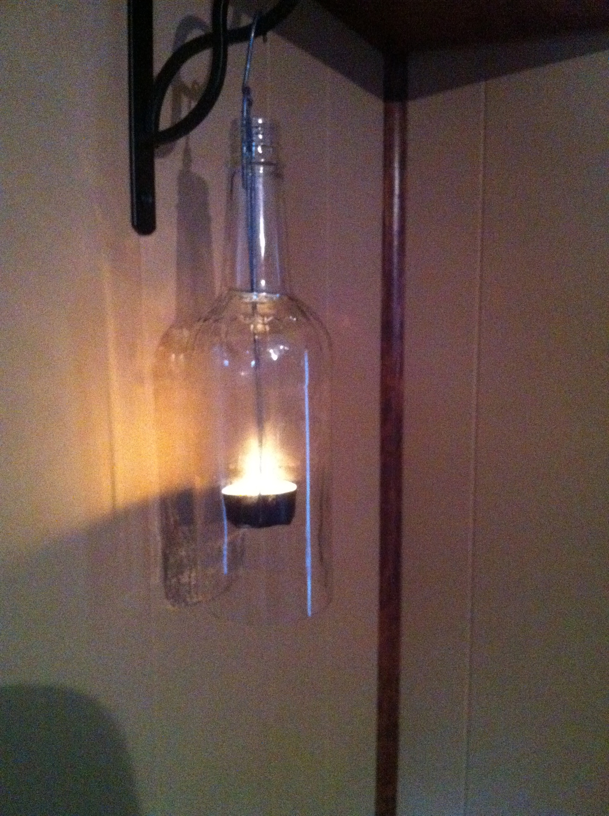 Liquor Bottle Candle Holder Instructables