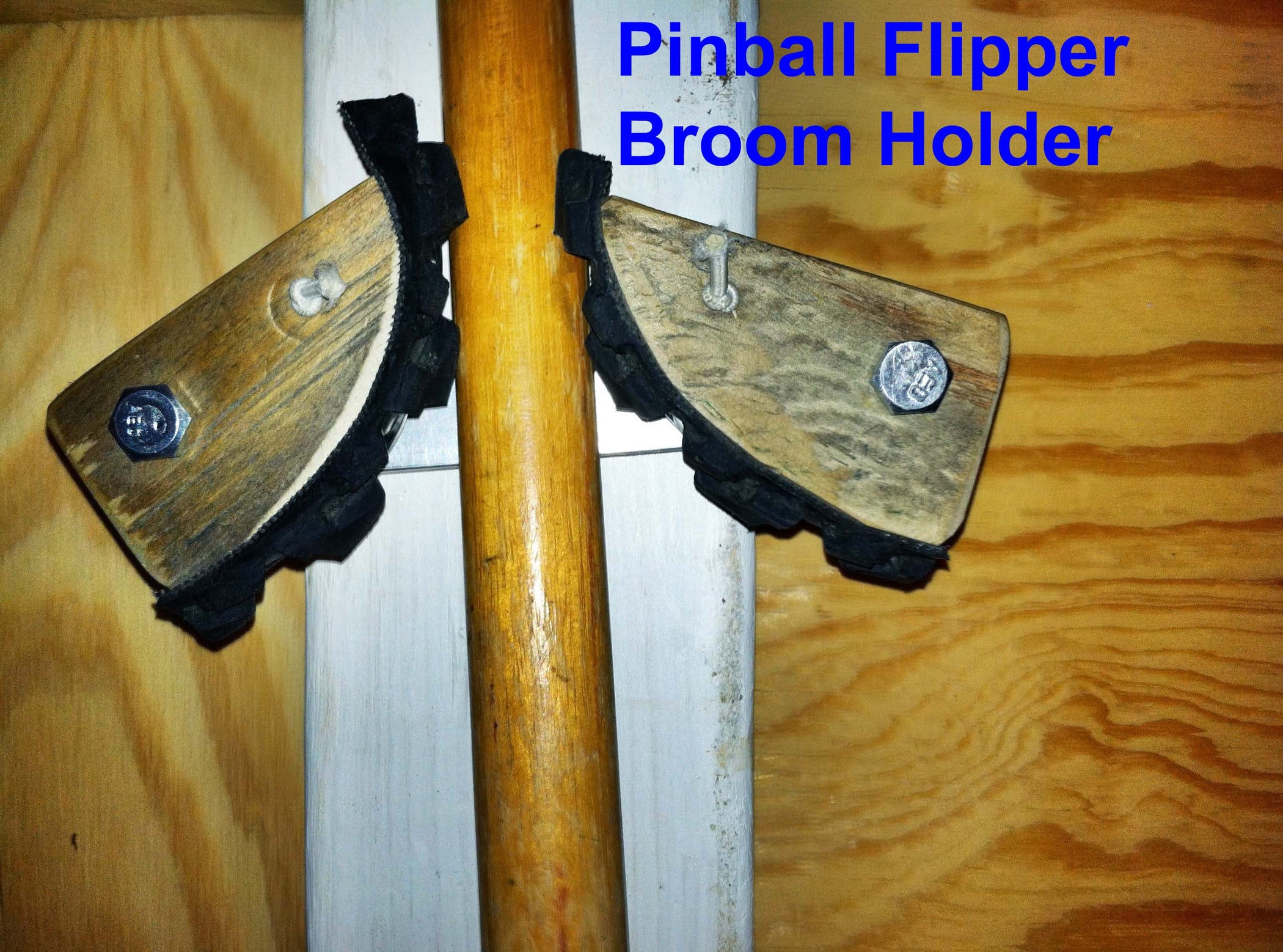 Garden Tool Holder Pinball Flipper Style 6 Steps (with Pictures