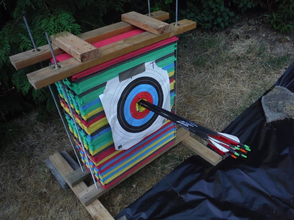 Ultra Durable Foam Archery Target 9 Steps With Pictures Instructables