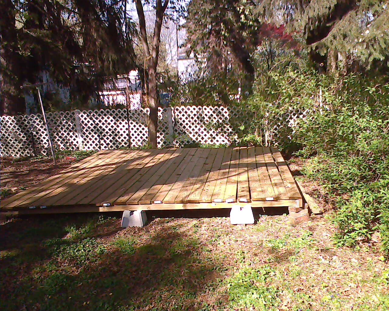 Como Construir Un "piso O Plataforma Flotante" Para Su Patio