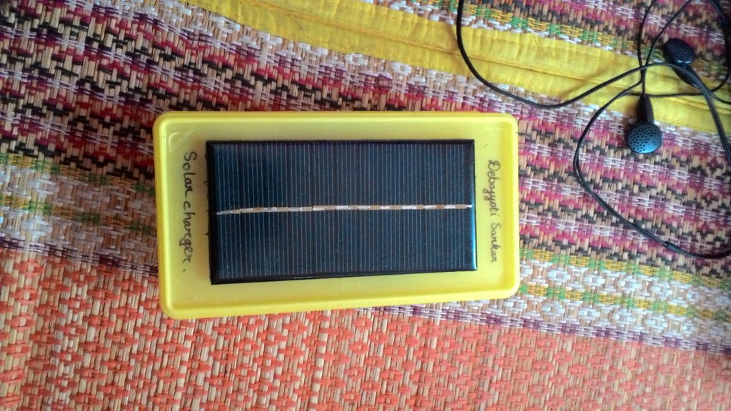 Solar And 9v Battery Powered Mobile Charger 4 Steps Instructables