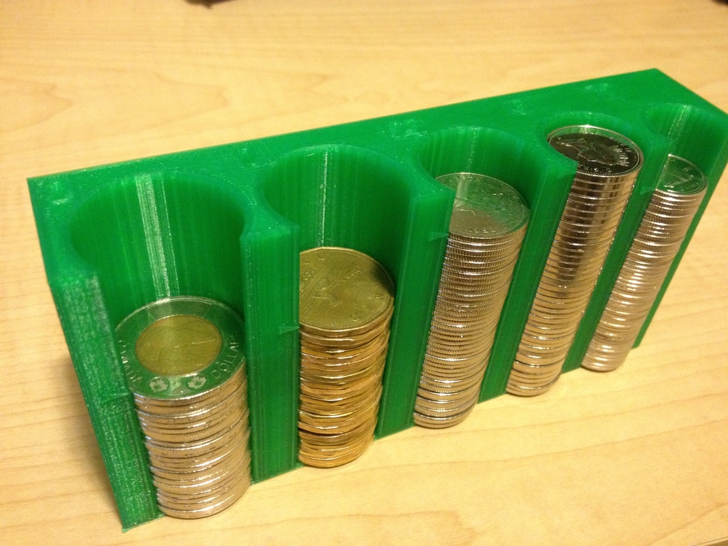 3D Printable Canadian Coin Organizer Instructables