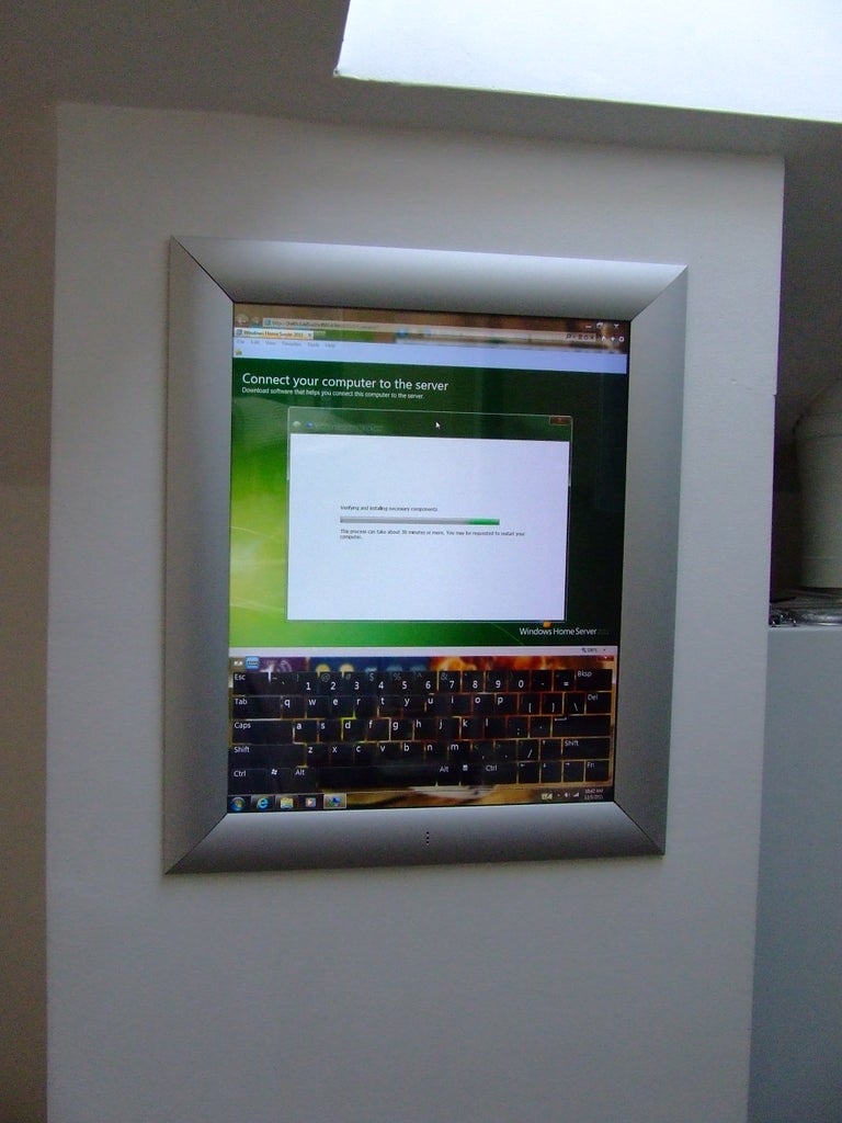 Wall Mounted Kitchen Pc 7 Steps With Pictures Instructables