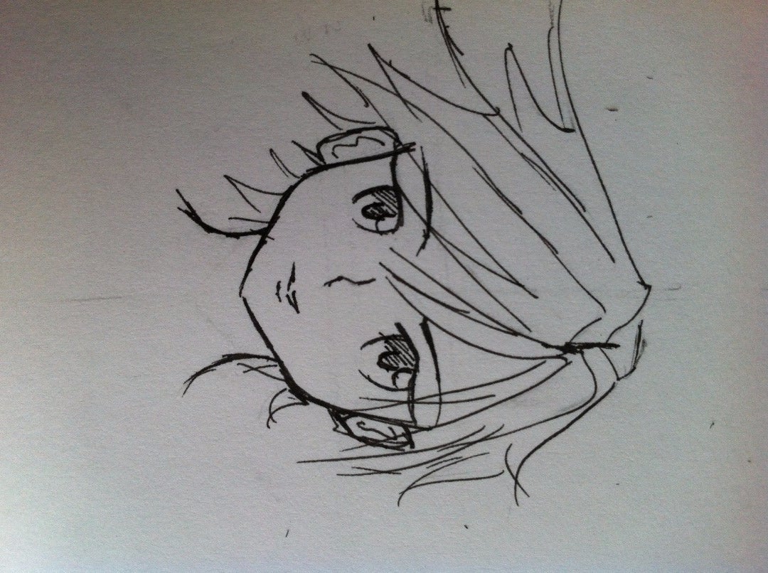 How To Draw An Anime Face Female 14 Steps Instructables