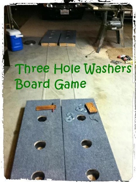 Build A Three Hole Washers Board Game 5 Steps With Pictures Instructables