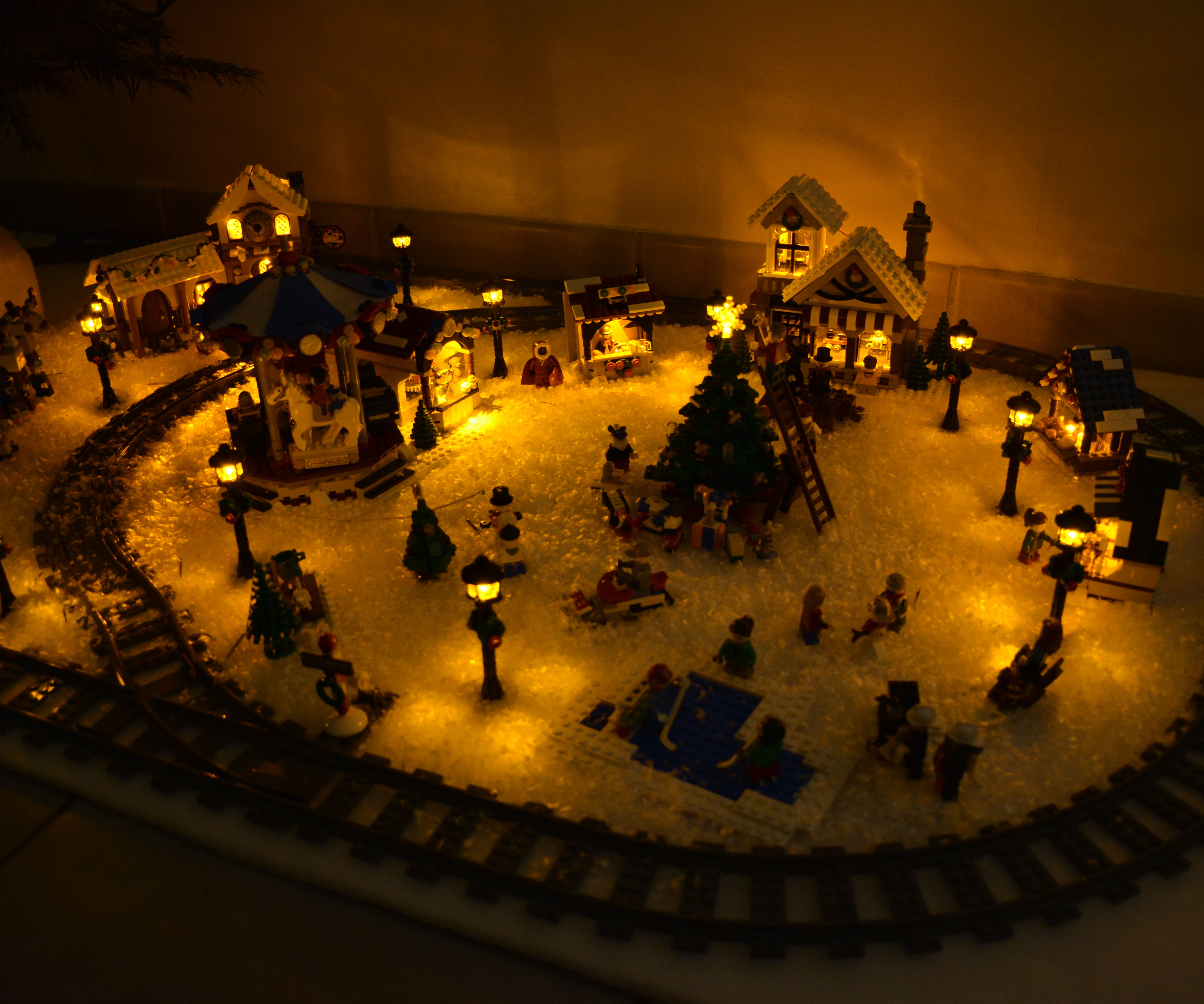 lego winter village lights