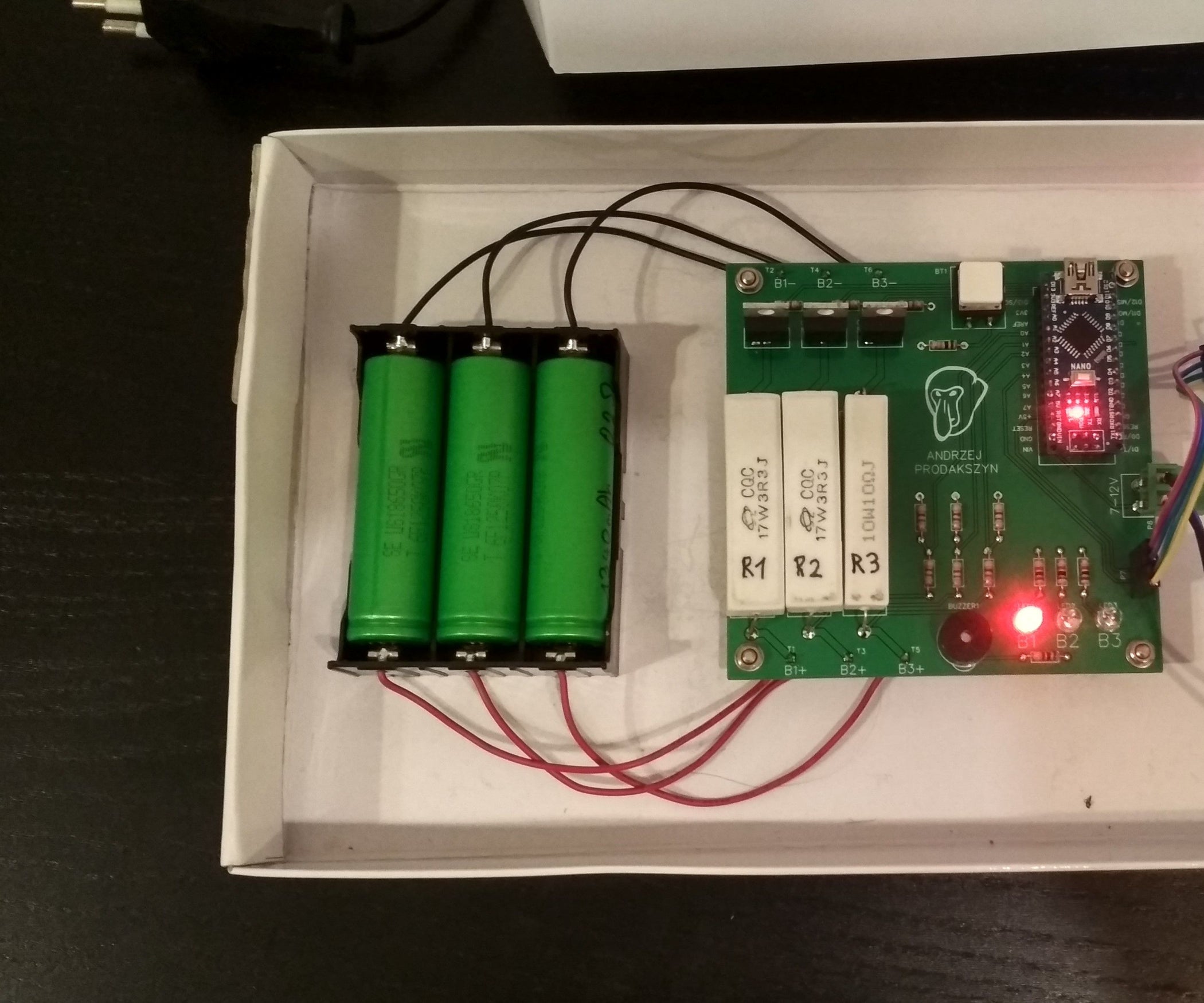 3 X 18650 Battery Capacity Tester 6 Steps Instructables