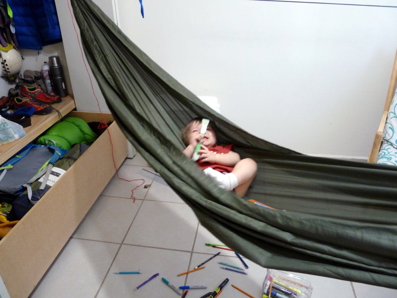 Ultralight Backpacking Hammock 5 Steps