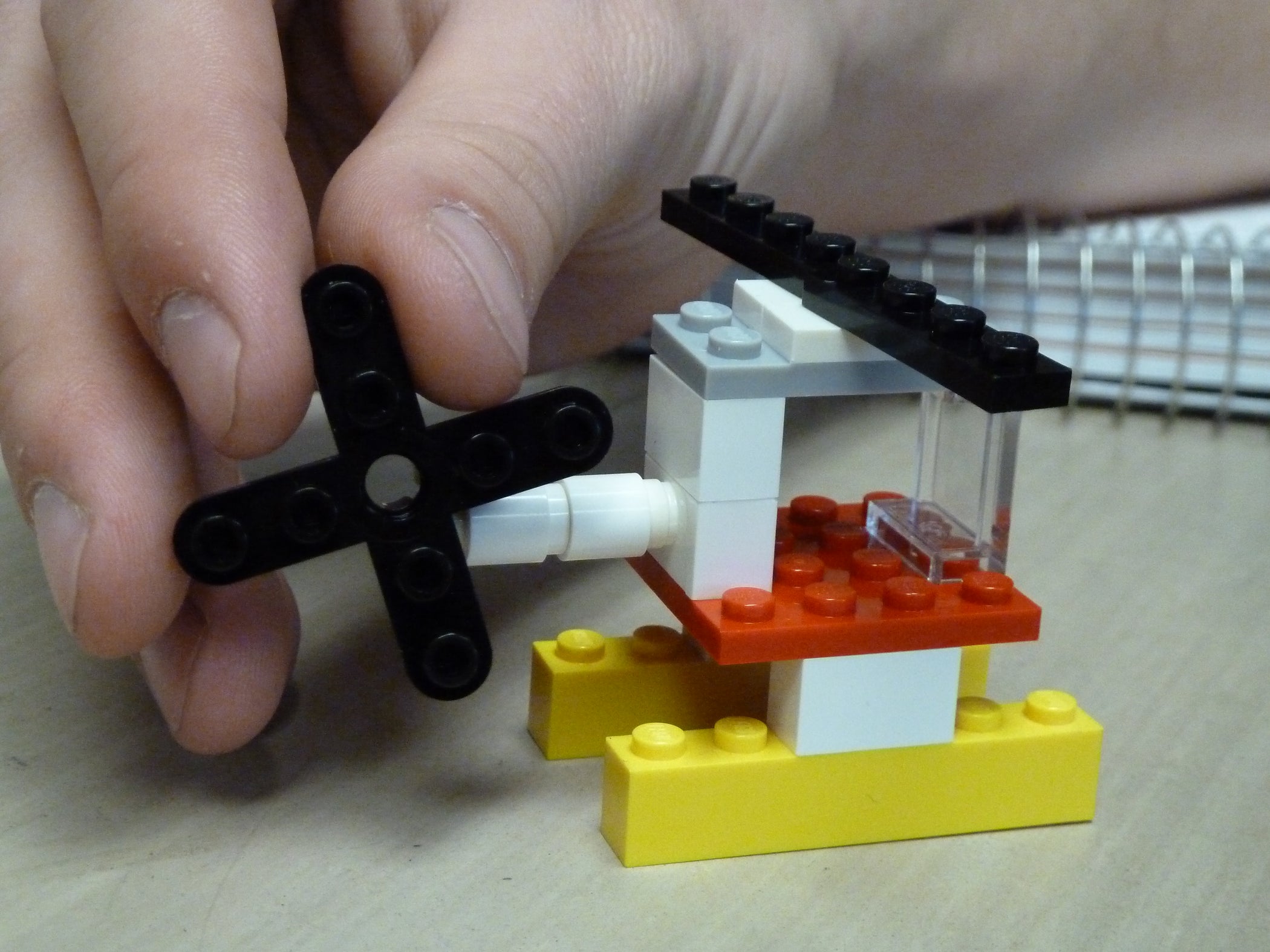 Mini Lego Helicopter 5 Steps Instructables