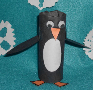 Toilet Paper Roll Penguin Craft Project for Kids : 4 Steps - Instructables