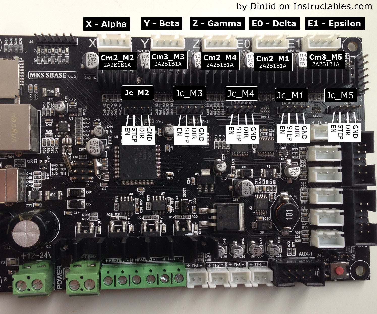 Setup External Driver on Smoothieware Sbase 1.2 Controller ... ramps 1 4 fan wiring diagram 