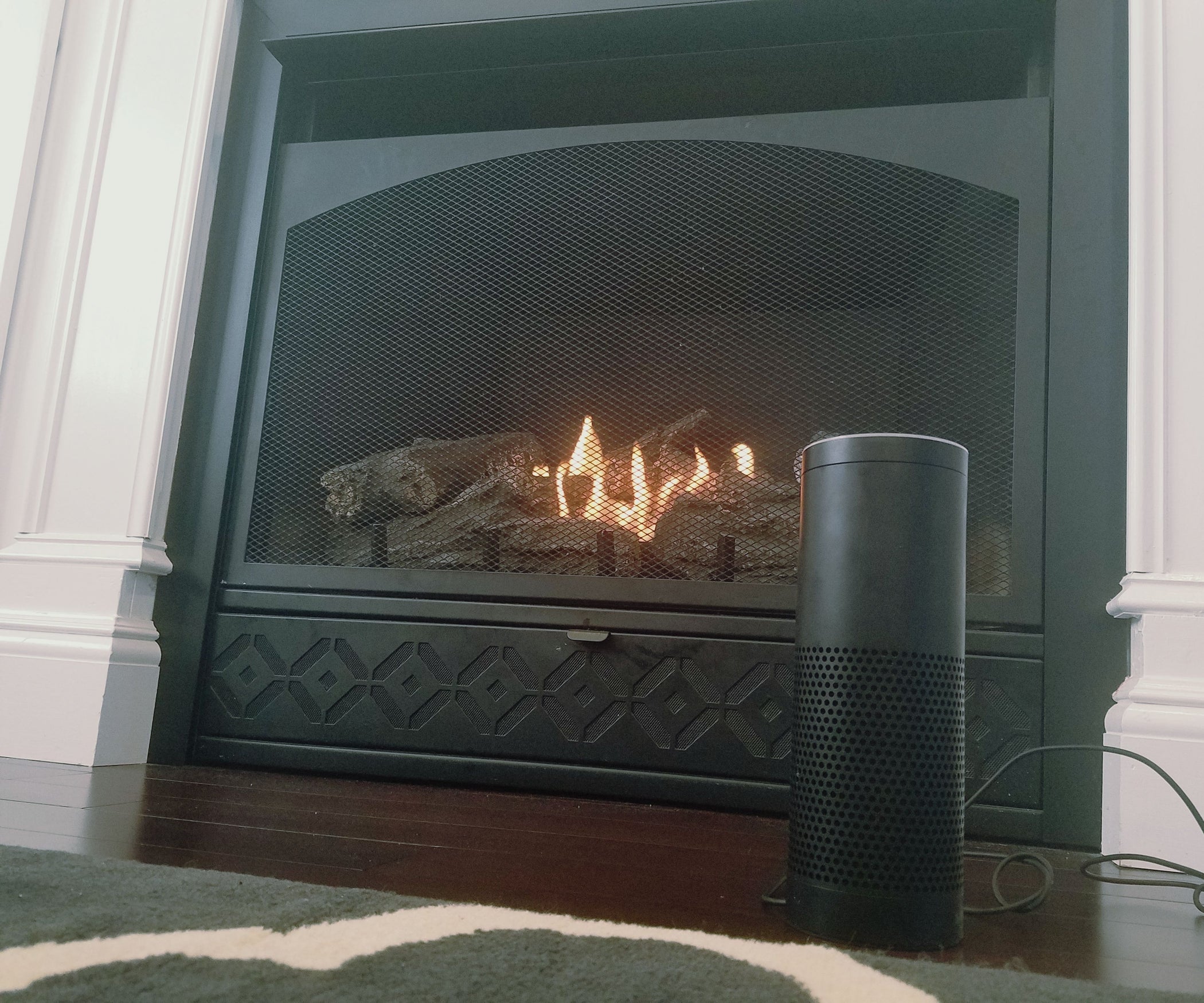 Electric Fireplace Works With Alexa Alexa Activated Fireplace 4 Steps With Pictures