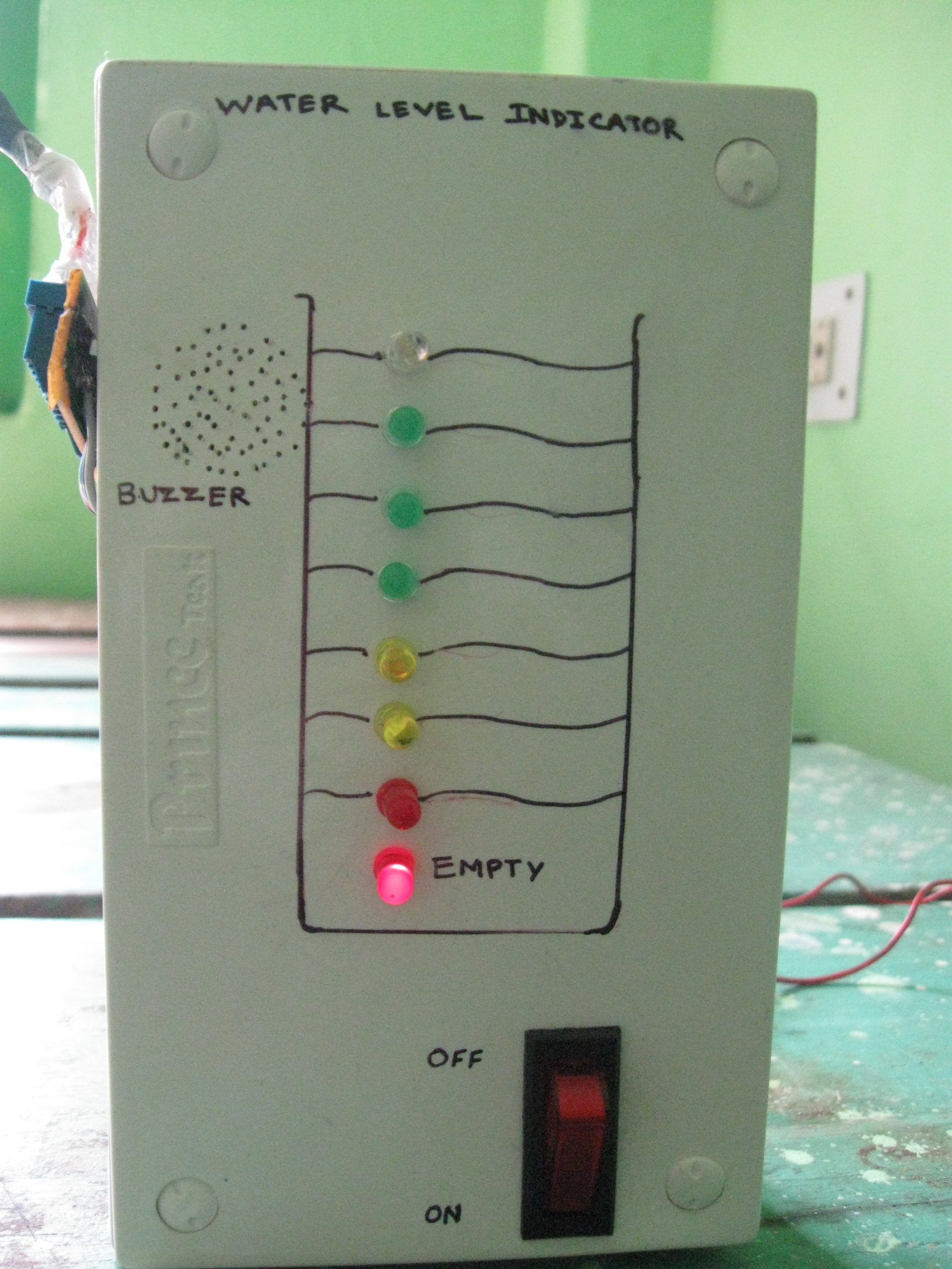 Water Level Indicator With Alarm: 5 Steps (with Pictures)