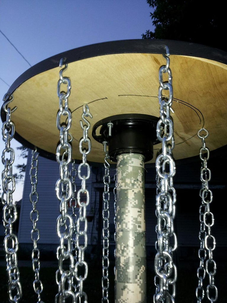 Disc Golf Goal All Parts From Lowes Inexpensive 6 Steps With Pictures Instructables