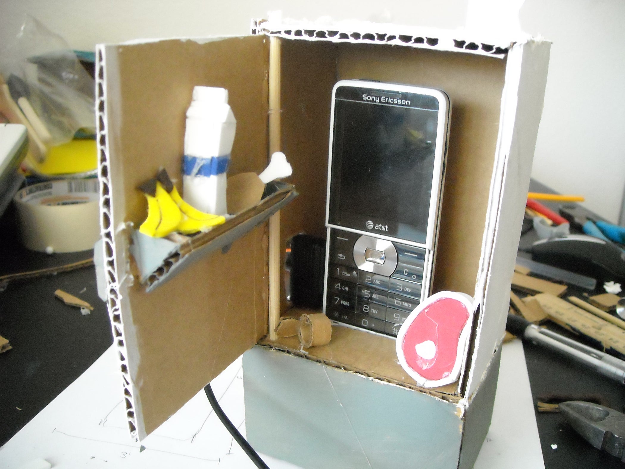 cardboard phone holder 6 steps instructables