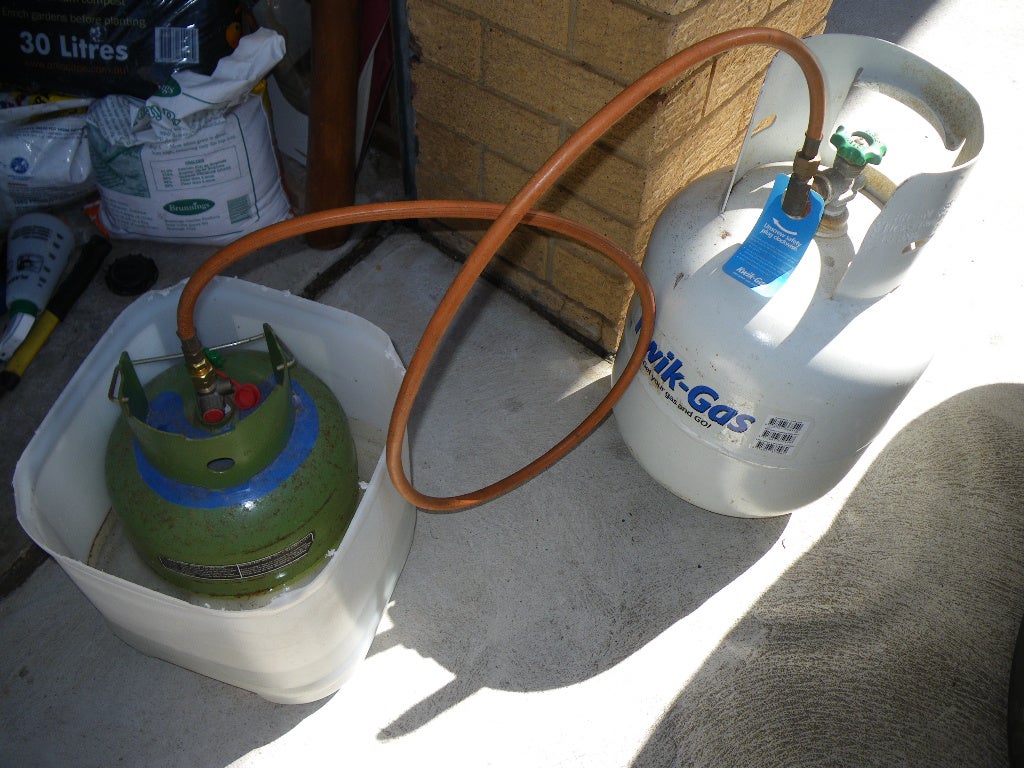Transfer Propane From One Tank to Another the Slow Way Instructables