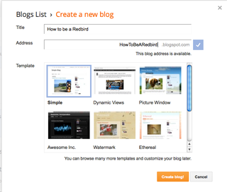 بلوجر إنشاء مدونة باستخدام Blogger.com
