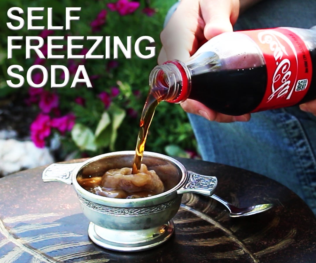 How to Make a Self Freezing CocaCola (Or Any InstantSoda Slurpee) 6