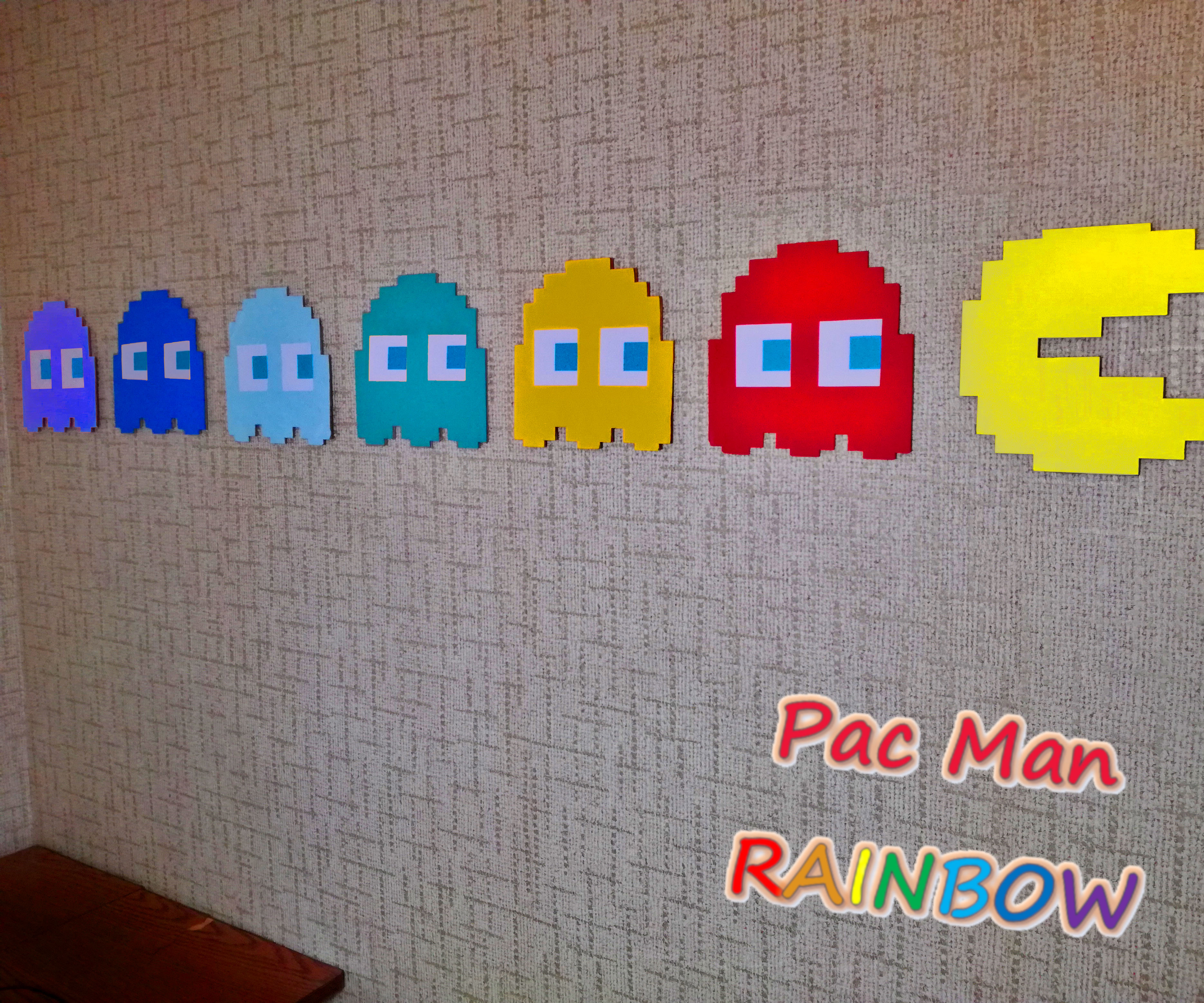 Pac Man Wall Decorations 4 Steps Instructables