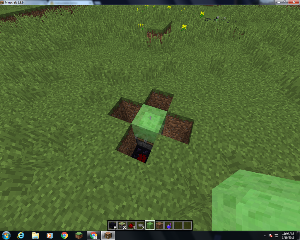 How To Make A Trampoline In Minecraft 6 Steps Instructables