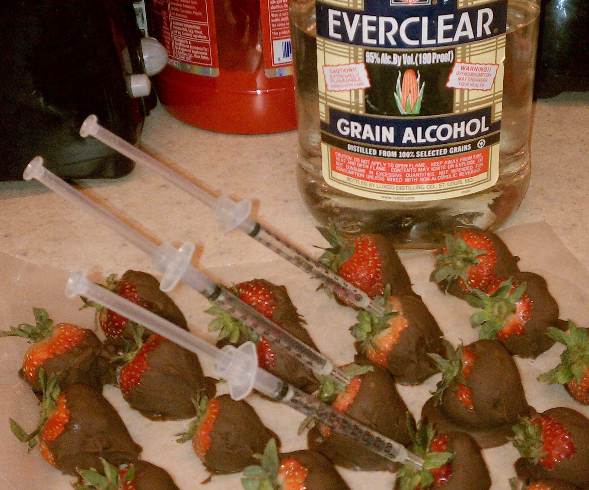 The New Age of Fruit and Alcohol. Chocolate Dipped Strawberries