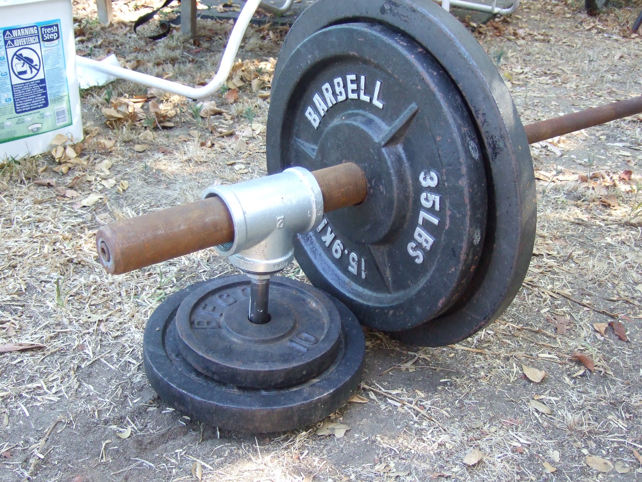 Convert Oneinch Weights to Olympic Bar 6 Steps (with Pictures