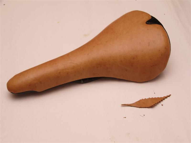 bike leather seat cover