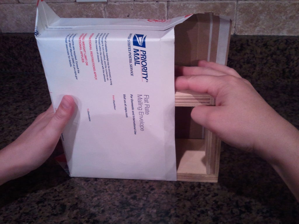 Make 4 75 Usps Flat Rate Shipping Box 5 Steps Instructables