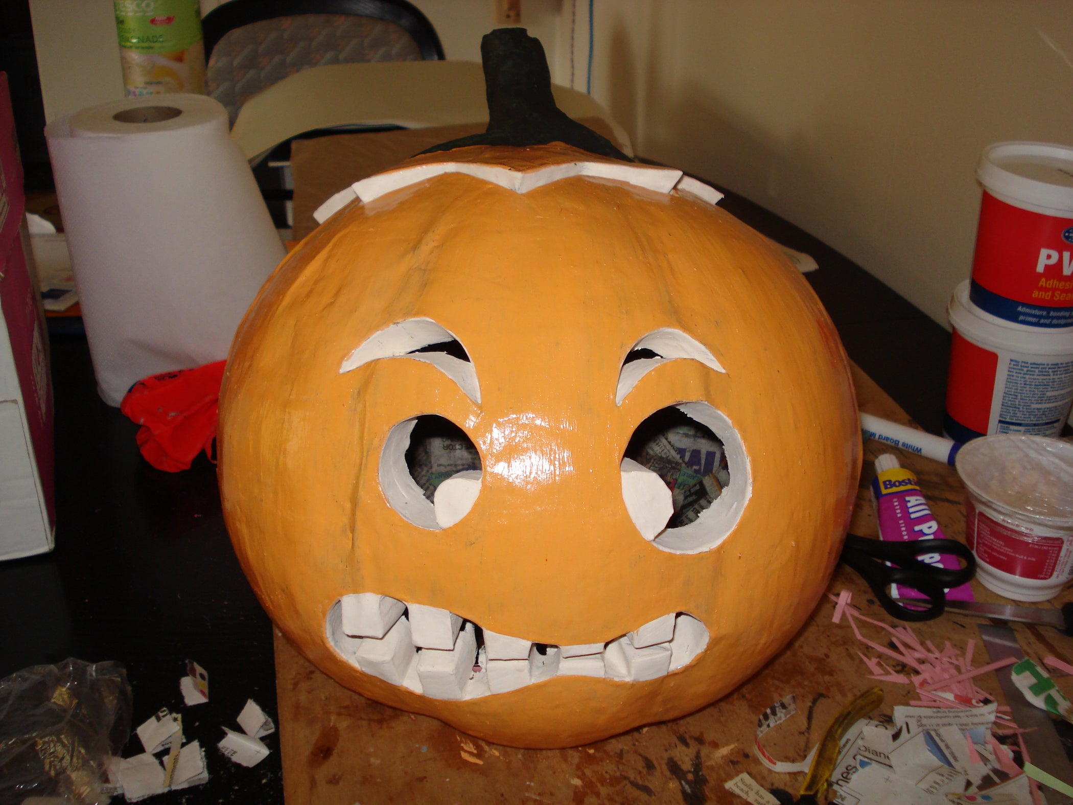 Pumpkin Head Halloween Costume 6 Steps Instructables