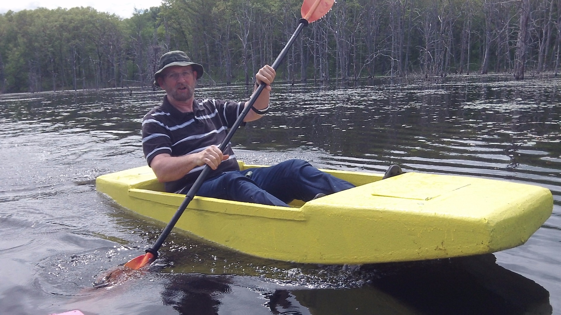 Seafoam Kayak, the Unsinkable Foam Kayak Anyone Can Build, 16 Pounds