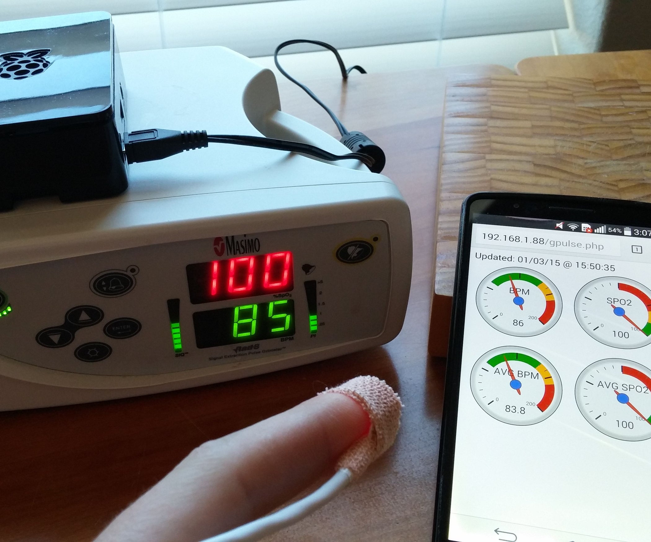 Pulse Oximeter Data Capture With Raspberry Pi 8 Steps Instructables
