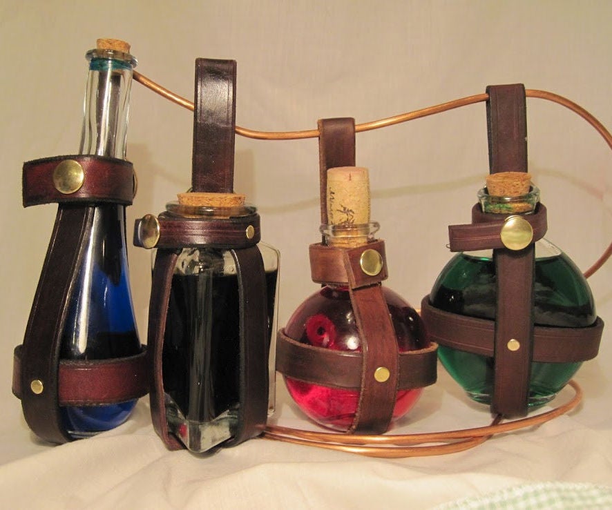 Leather Potion Bottle Holder 6 Steps (with Pictures) Instructables