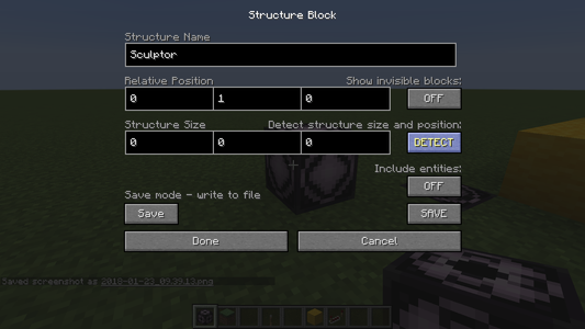 How To Use Structure Blocks For Building 7 Steps Instructables