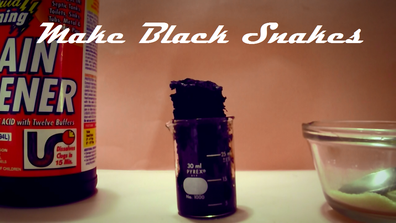 How to Make Black Snake Fireworks With & Without Fire Instructables