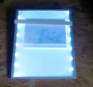 Portable LED Tracing Light Box (upcycled From LCD TFT)) : 4 Steps (with