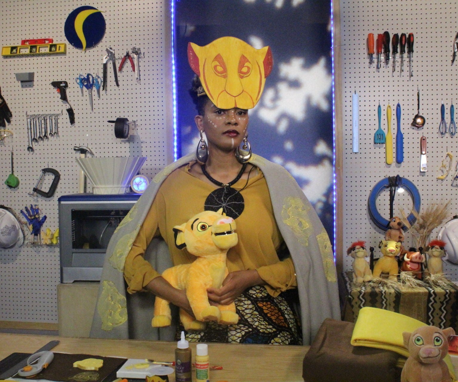 Mlab Lion King Nala Mask 5 Steps With Pictures Instructables