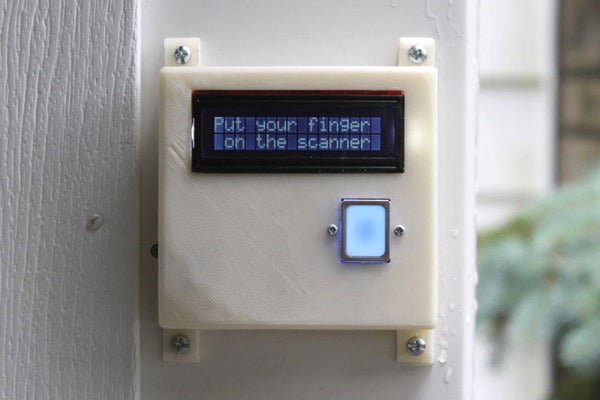 Diy Fingerprint Scanning Garage Door Opener 12 Steps With Pictures Instructables