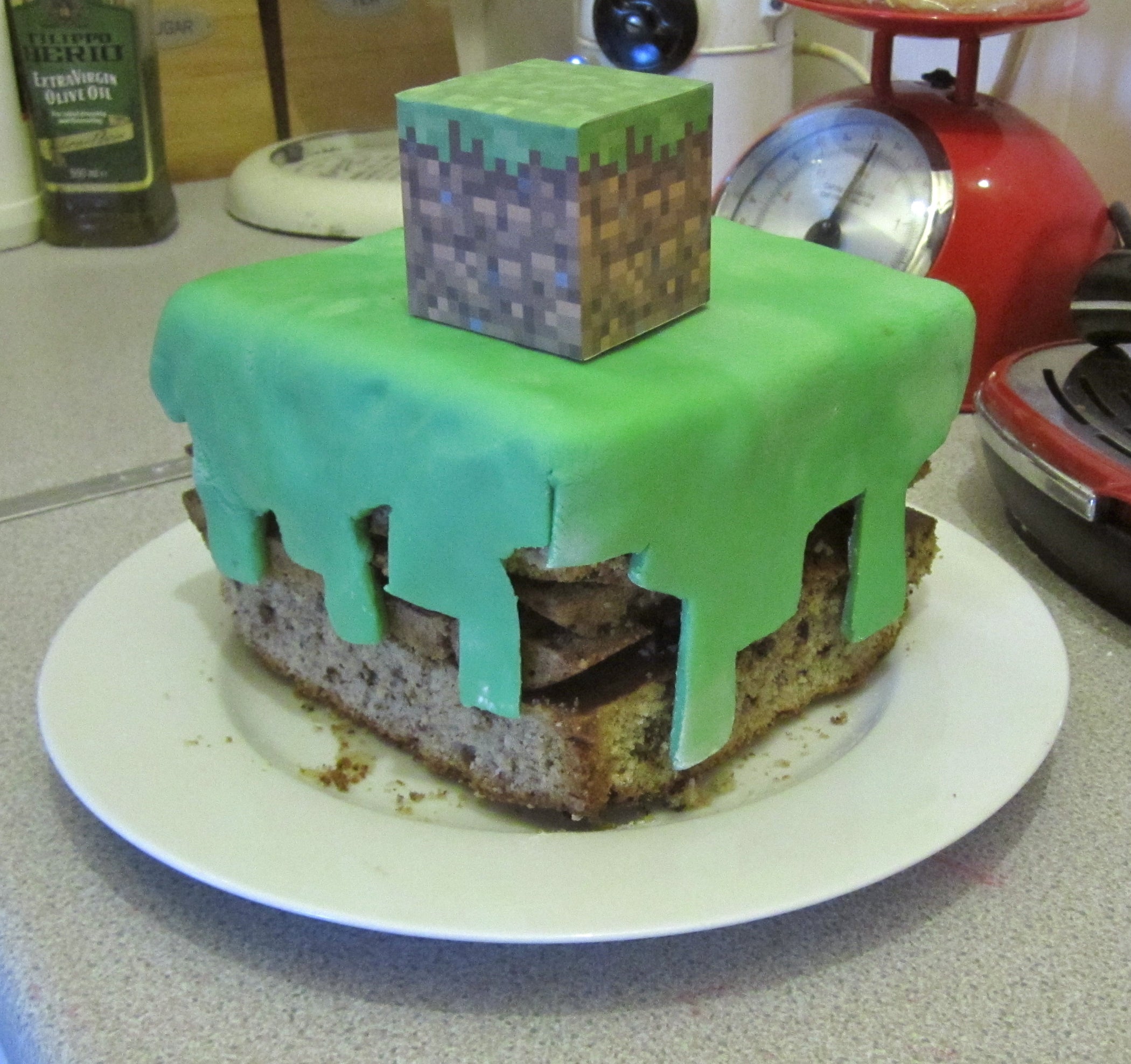 How to Make a Minecraft Cake (with Pictures) Instructables How to Make a Minecraft Cake (with Pictures) Instructables