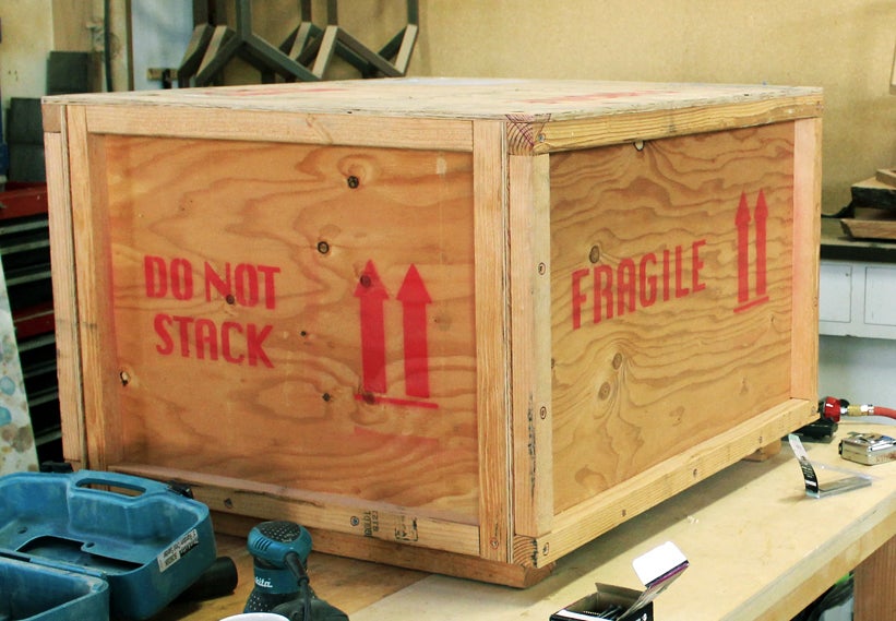 Need To Ship Something Safely How To Build A Custom Crate For Less Than 100 7 Steps With Pictures Instructables