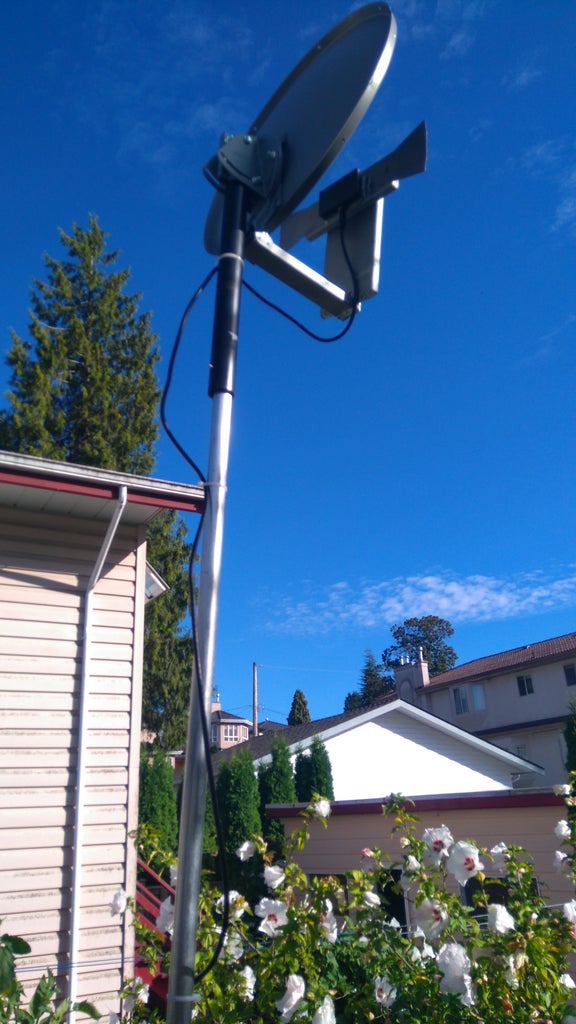 Make A High Performance Tv Antenna From A Satellite Dish And A Few Parts 10 Steps With Pictures Instructables