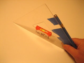 Simple Clinometer For Measuring Tree Height Instructables