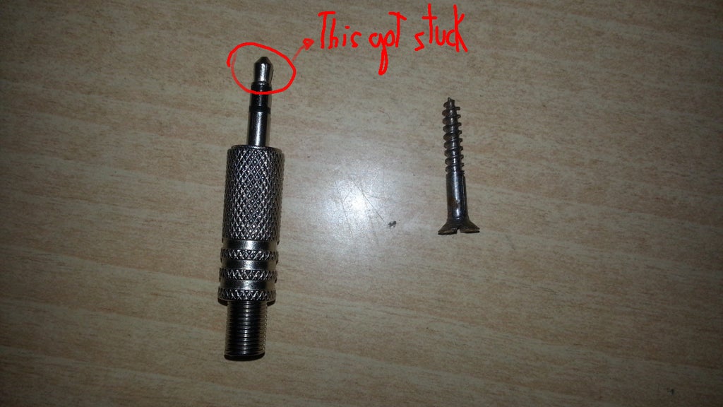 Pulling Out Tip of a Broken 3.5 Jack Connector 3 Steps Instructables
