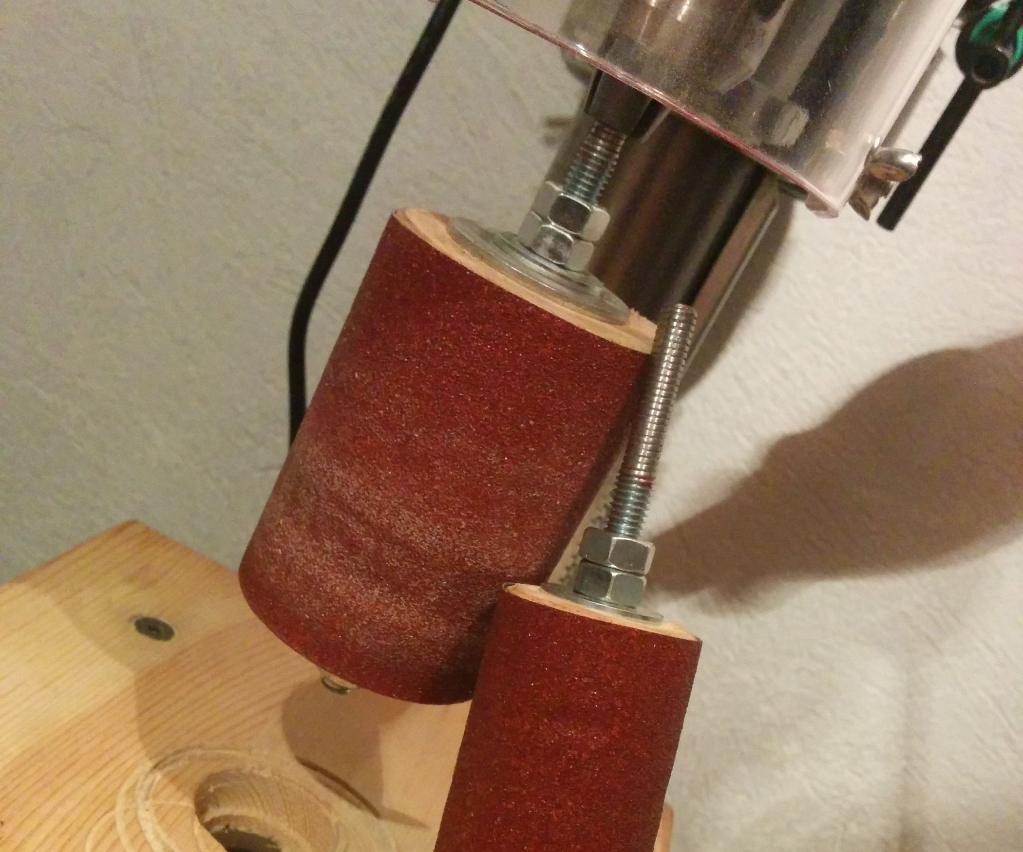 Drill Press Sanding Drums 4 Steps Instructables