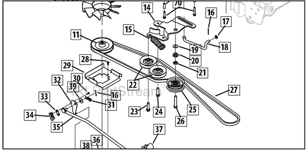 Cub Cadet Xt1 Lt50 Tractor 13aqa1cq056 2017 Transmission
