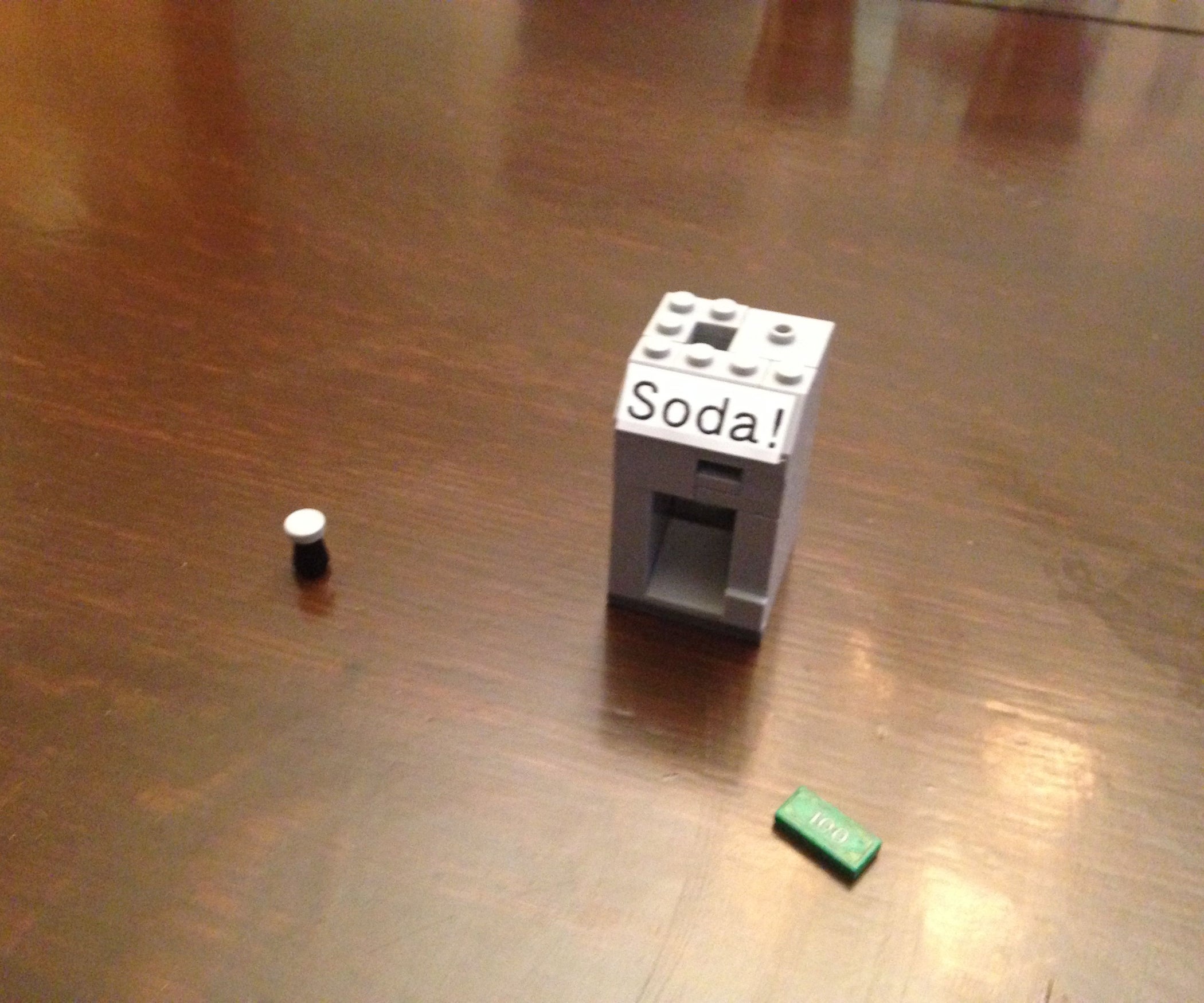Lego Working Soda Machine! 6 Steps Instructables