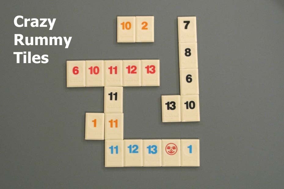 Crazy Rummy Tiles Crazy Rules for Rummikub 15 Steps
