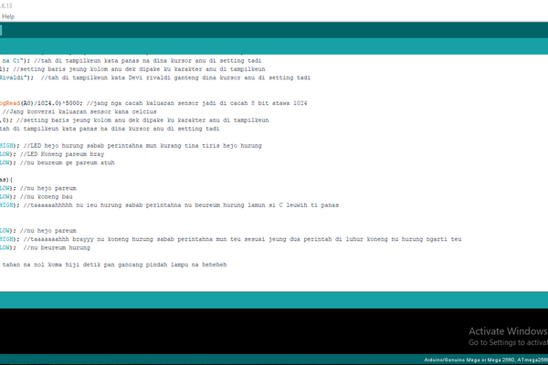 BUAT PROGRAM PADA ARDUINO IDE (CREATE a PROGRAM ON ARDUINO IDE)
